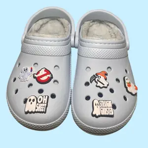 Ghost Halloween croc charms