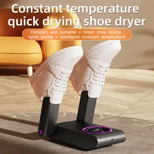 Shoe Dryer, Foldable Adjustable Boot and Glove Dryer, Quick Hot Drying, Smart Temperature Control, Automatic Timer, Portable Home Odor Eliminator Zapatos
