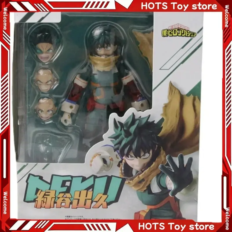 HOTS KO SHF My Hero Academia Izuku Midoriya Deku 15cm Action Figure Articulated Anime PVC Model Collectible Toy Gift Birthday