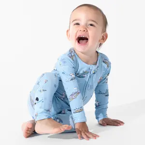 Shark School Bamboo Convertible Footie Baby Girl Clothes Baby Clothing