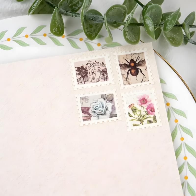 Stop Cutting by Hand!  Large Stamp-Style Puncher for Perfect Edges. Easy DIY Postage Stamps for Envelopes & Journals. Great Gift for Crafters, Teachers & Kids - Note: This product does NOT include stickers or refill materials