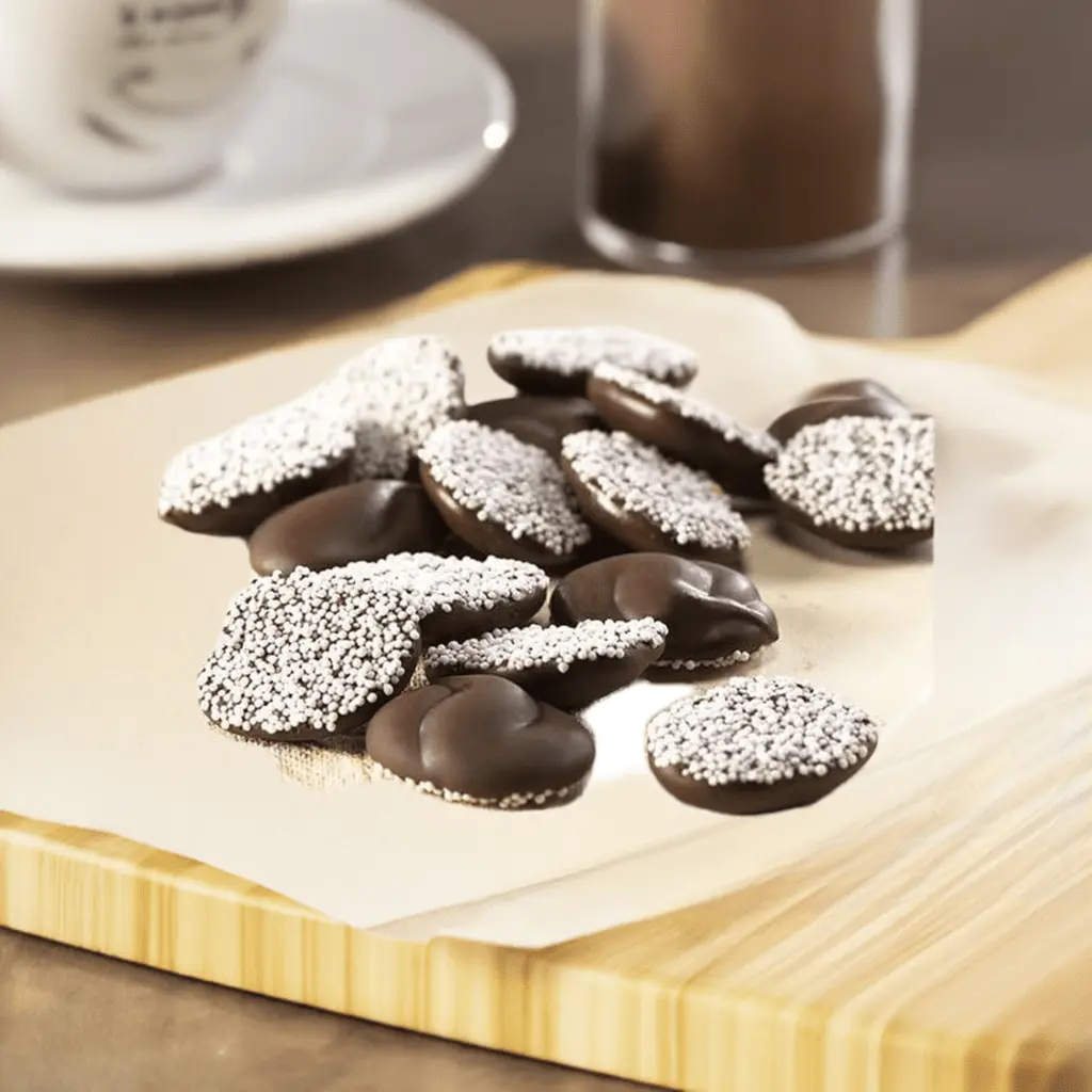 Dark Chocolate Nonpareils — Half-Pound Gift Bag