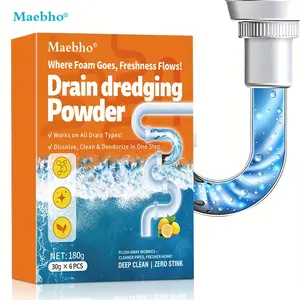 Maebho 180g Pipe Cleaning Powder, effectively cleans dirt and blockages in pipes
