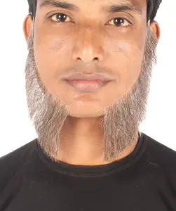 Men's Human Mutton Chops Hair Sideburns Cosplay Facial Hair, All Men Products Adult Ideal Cosplay for Halloween, Multicolor