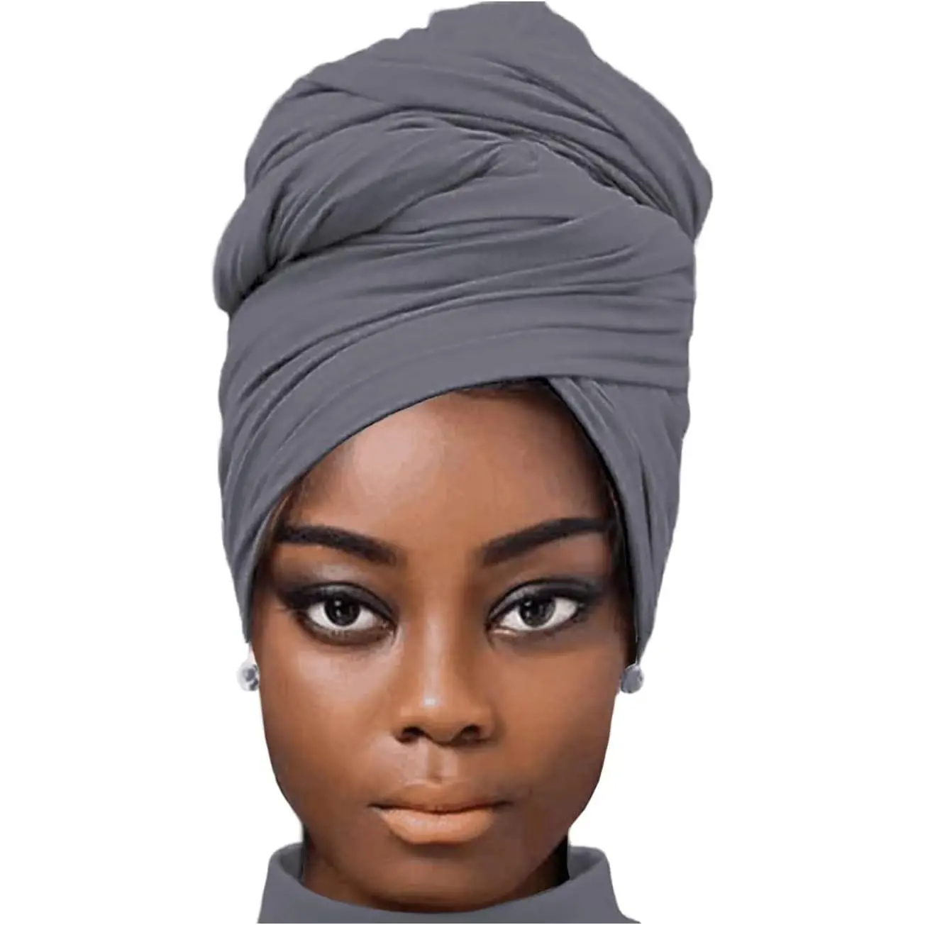 Scarfs for Women  Wraps Stretch Turbans Jersey Bun Styles Headbands for High Ponytails