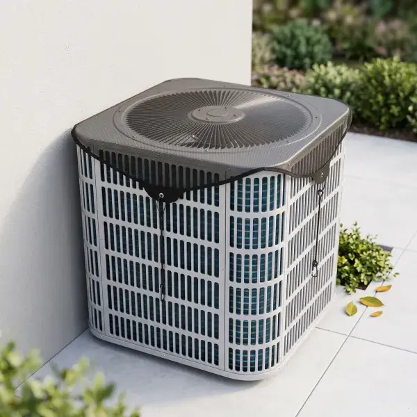 Dust-proof and breathable air conditioning condenser cover, 28×28 inches, wind-proof all-weather outdoor courtyard air conditioner outdoor unit protection cover dustproof design outside all-season use external machine