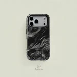 Elegant Marble Pattern Phone Case, Durable & Stylish Protection Cover Compatible with iPhone 11-17 Series & Samsung Galaxy Models