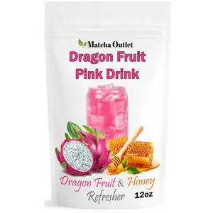 Dragon Fruit & Honey Pink Drink - Refreshing Beverage