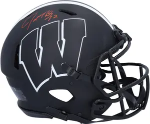 Joe Thomas Wisconsin Badgers Autographed Riddell Eclipse Alternate Speed Authentic Helmet - Fanatics Authentic Certified