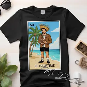 Adult & Youth BBunny SB LX 2026 T Shirt Benito Bowl, Bad Bunnie Super x Bowl Halftime Football Concert Graphic Tee, Latin Music Merch Gift for Fans Men Women