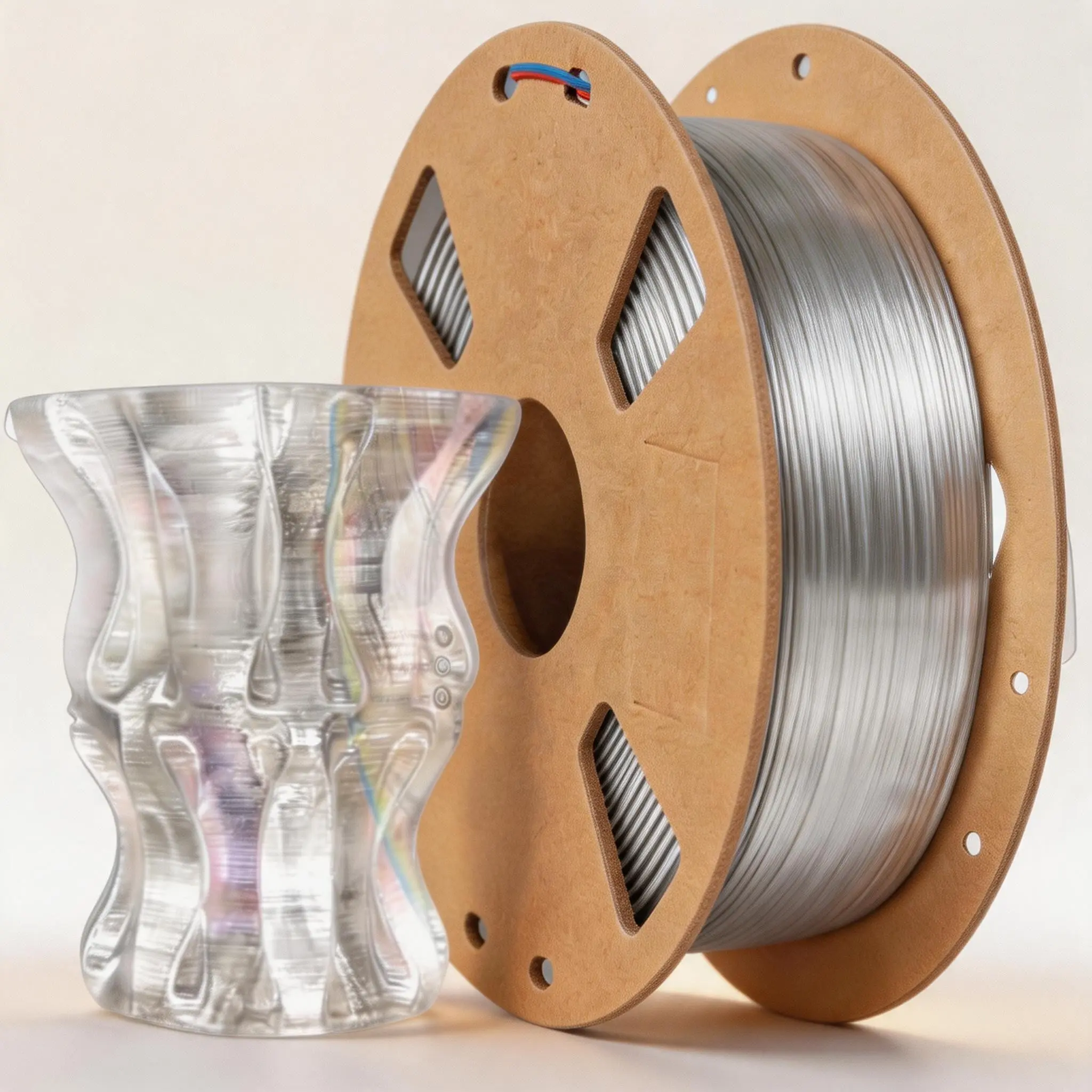 Petg 3D Printer Filament 1.75mm, High Precision and Durable, 1kg Spool, +/- 0.02mm Dimensional Accuracy, Suitable for Most 3D Printers