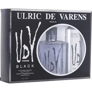 Udv Black Set-Edt Spray 3.4 Oz & Deodorant Spray 6.8 Oz For Men