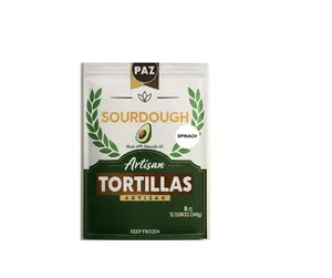🥬Organic Spinach Artisan Sourdough Tortillas – Slow Fermented