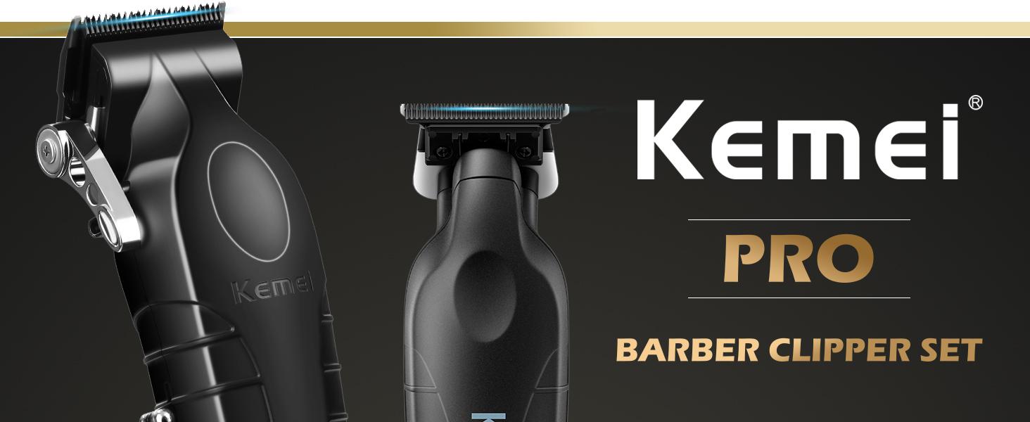 Kemei Hair Clipper Hot-Selling Five-Piece Set，KM2296,KM1071,KM2293sliver，KM2299,KM2024
