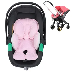 Doudou Velvet Warm Baby Car Safety Seat Pad Removable Baby Basket Seat Cushion Stroller Qualitative Pillow Protective Pad