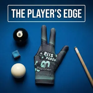 Professional Three-Finger Billiards Glove High Elastic Breathable, Ideal for Pool Table Tennis Snooker Enthusiasts, Perfect for Competition Practice