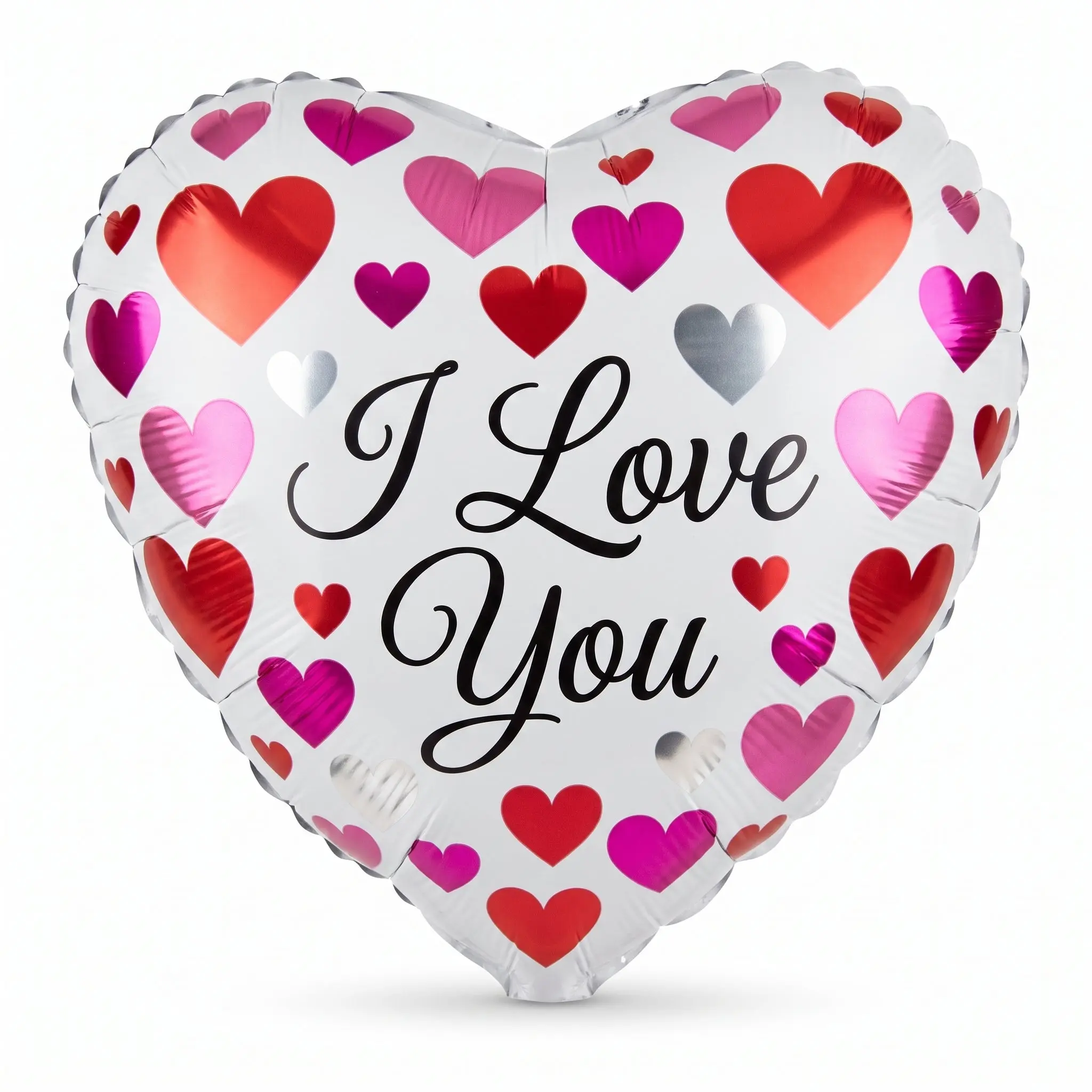 Heartfelt "I Love You" 18-Inch Foil Balloon