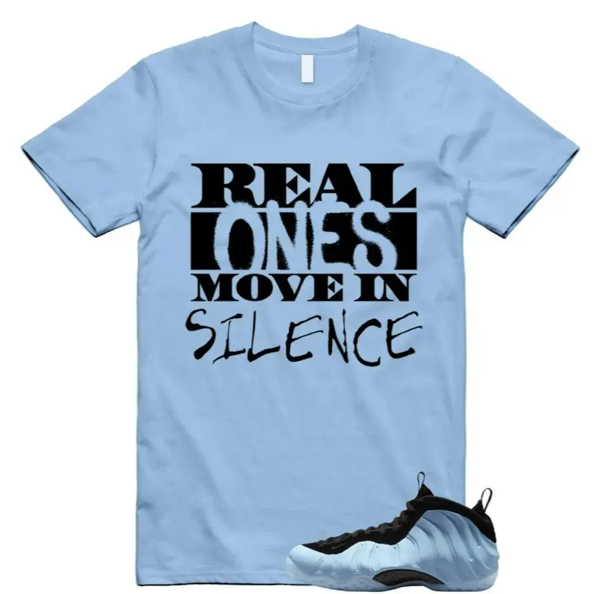 Foamposite Psychic Blue Black Air One T Shirt Match REAL, Foamposite Psychic Blue Outfit, Trending Shirts, Top T-Shirt