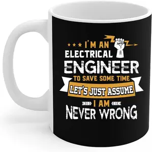 Engineering Mug Funny Sayings Electrical Engineer Jokes Gift Coffee Mug 11oz