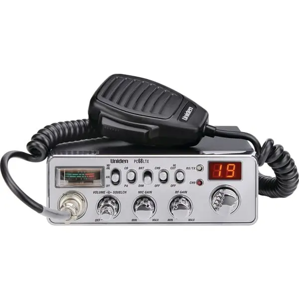 40-Channel CB Radio without SWR Meter, Black, Audio, Compact