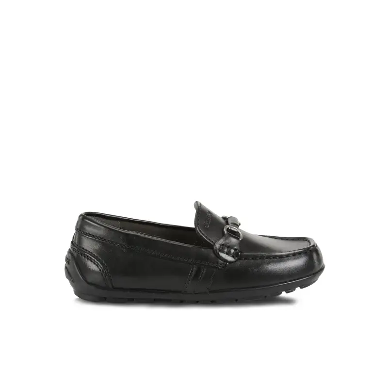 GEOX Black Chain Loafer