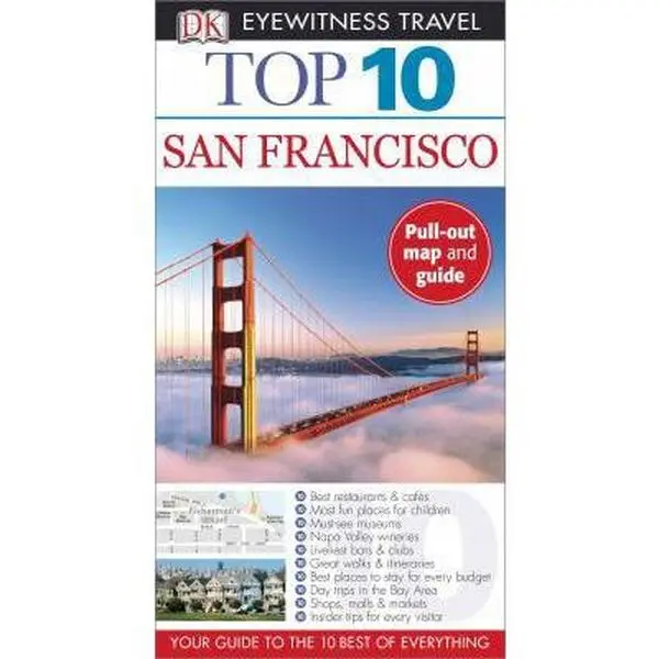 Used Eyewitness Top 10 Travel Guide - San Francisco Tour & Architecture Books by Jeffrey Kennedy (Paperback), Tutorial