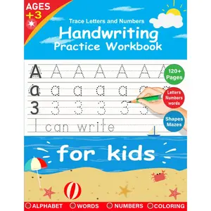 Trace Letters and Numbers: Handwriting Practice Workbook for , A Fun Guide to Letters, Numbers, Shapes, and Mazes for Enhanced Learning and Focus - Paperback