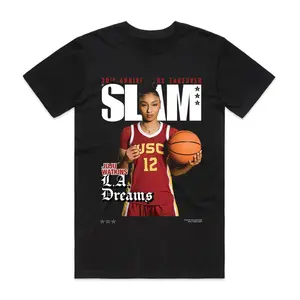JuJu Watkins Basketball Shirt – USC LA Dreams SLAM Cover Women’s Hoops Graphic Tee, Women's Tops.