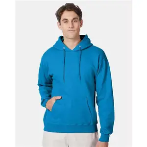 Custom Embroidered - Hanes - Unisex Ultimate Cotton® Hooded Sweatshirt - Teal - F170