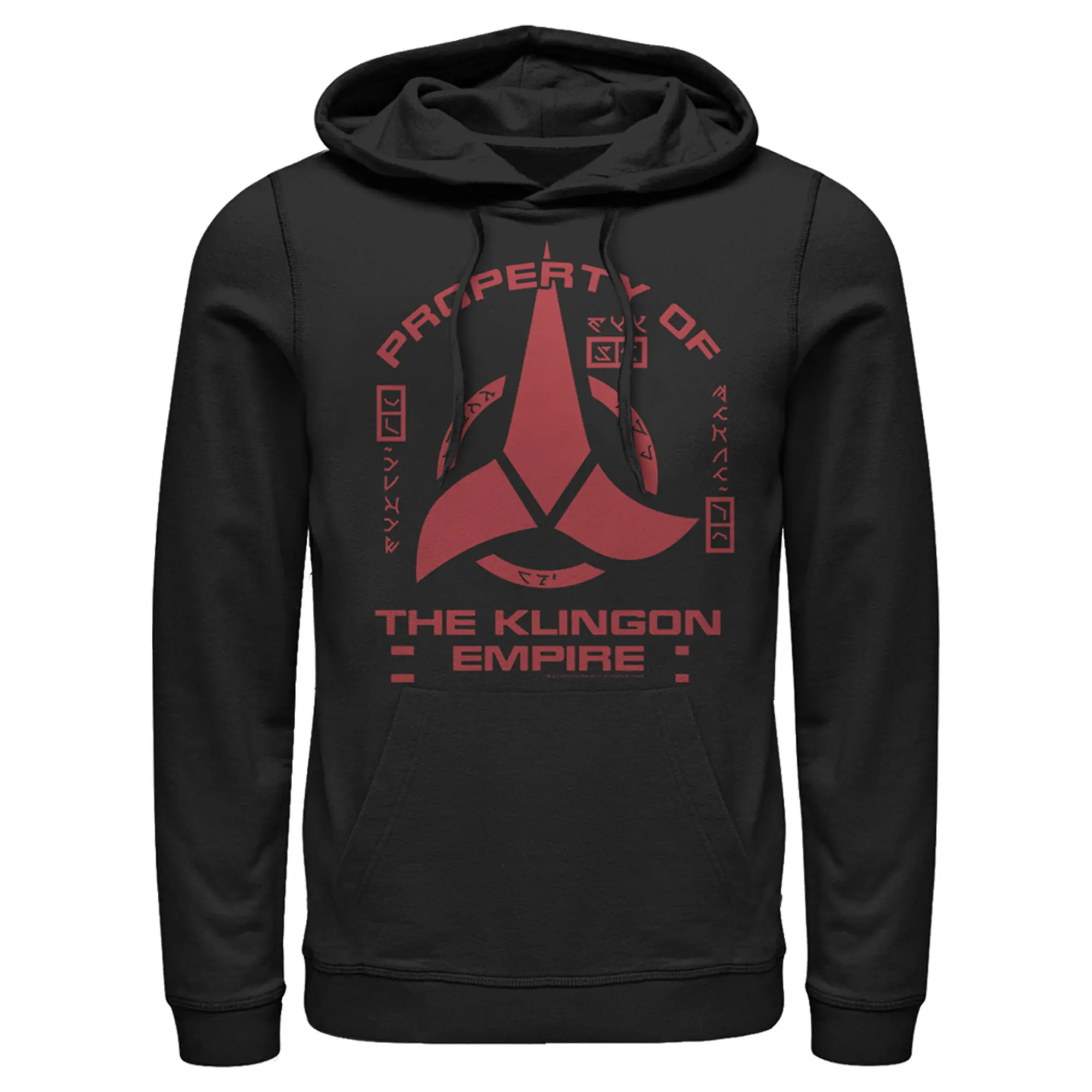 Men's Star Trek: Discovery Klingon Property Pull Over Hoodie
