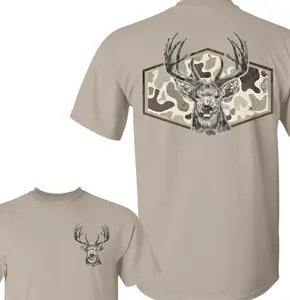 Marsh Old School Deer Camo Hunting 2 Sided Tee, Deer Hunting Camouflage Frame Shirt, Hunting Deer Camo Frame Shirt for Hunting Lovers Gift