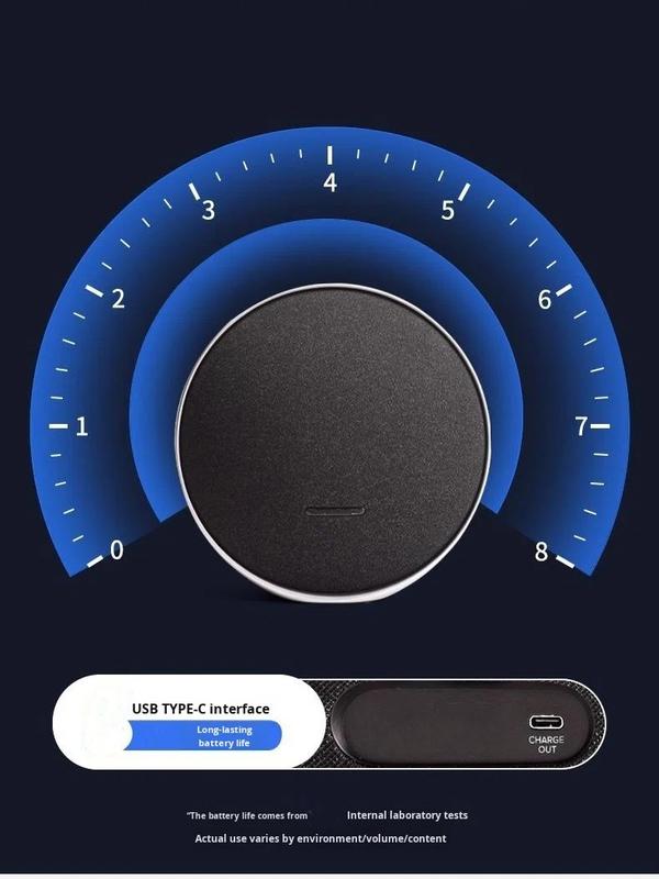 OrbSound S409 Portable 360° Stereo Bluetooth Speaker with Deep Bass Harman Kardon Inspired Design Flying Saucer Mini Wireless Bass Booster for Desktop Travel