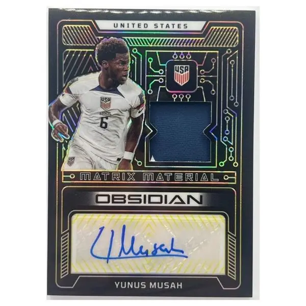 2022-23 Panini Obsidian -  Autographs Yunus Musah #MMA- 08/10