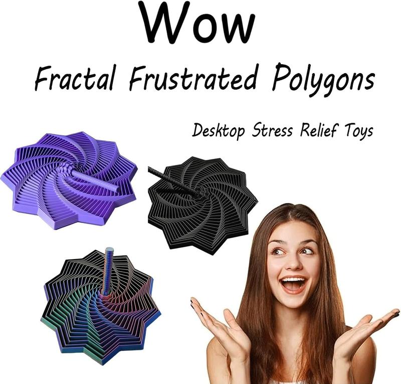 3D Printed Fidget Star Spinner – Mesmerizing Sensory Stress Relief Toy for Focus & Anxiety, Fun Desk Gadget for Office, Classroom, or Gift for Fidget Lovers