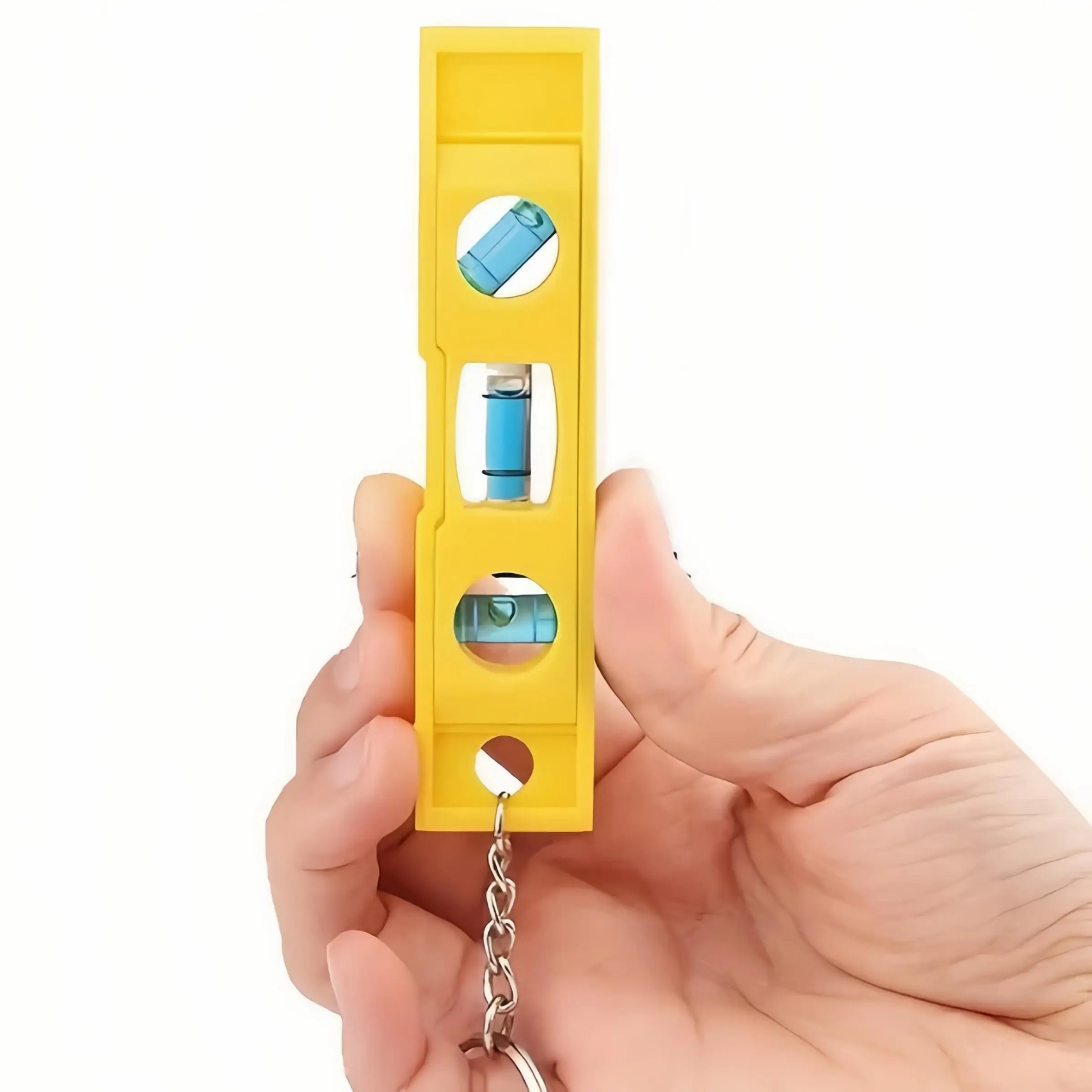 Portable Magnetic Level Gauge, Handheld Chain Torpedo Level Gauge, Bubble Level Gauge, Balance Scale for Home Office Outdoor Tool