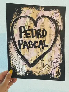 Pedro Pascal Art Print
