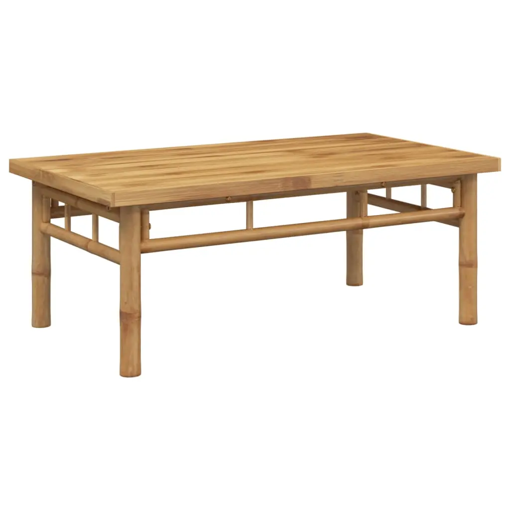 vidaXL Coffee Table, Side Table, Accent Table for Living Room Bedroom Hallway Office, Sofa Table, Patio Furniture, Modern Style, Bamboo 366469