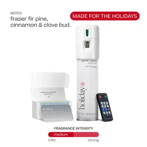 Doctor Aromas A/C Scenting System - A/C Spray Dispenser with Remote Control, Customizable Scent Experience, Vegan & Cruelty-Free, 17.1 oz Fragrance Oil, Whole Home Freshener, Battery Operated, Non-Toxic, Cosmetic Grade Scents