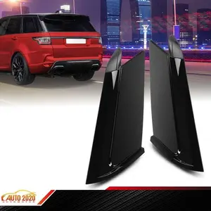 2PCS Rear Outside D Pillar Molding Trim Fit For 14-22 Land Rover Range Rover Sport