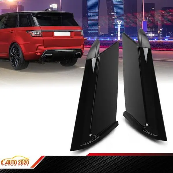 High Quality 2PCS Rear Outside D Pillar Molding Trim (1 Pair D Pillar Molding Trim Rear, Right & Left), Acrylonitrile Butadiene Styrene, Fit For 14-22 Land Rover Range Rover Sport, Car Exterior Accessory