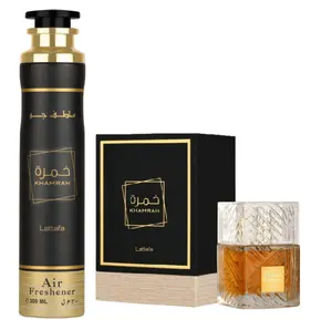 Khamrah EDP (100ml) + Khamrah Air Freshener (300ml) Set Aroma Fragrance Vanilla Perfume perfume