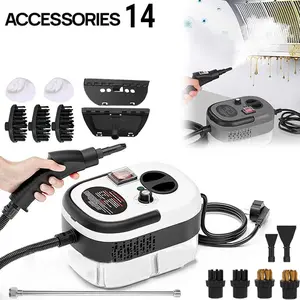 Portable Multifunctional Handheld Steam Cleaner, 1 Set High Temperature Pressurized Steam Cleaner, Extended with Brush Head, Steam Machine for Cleaning, Kitchen Furniture Bathroom Car Cleaning Supplies, Kitchen Gadgets, Dormitory Essentials