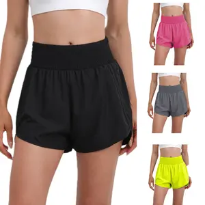 Seya High Waisted Side Hidden Pocket 2-in-1 Yoga Shorts Summer Running Shorts for Women,  Sports Workout Shorts, Gym Outfit
