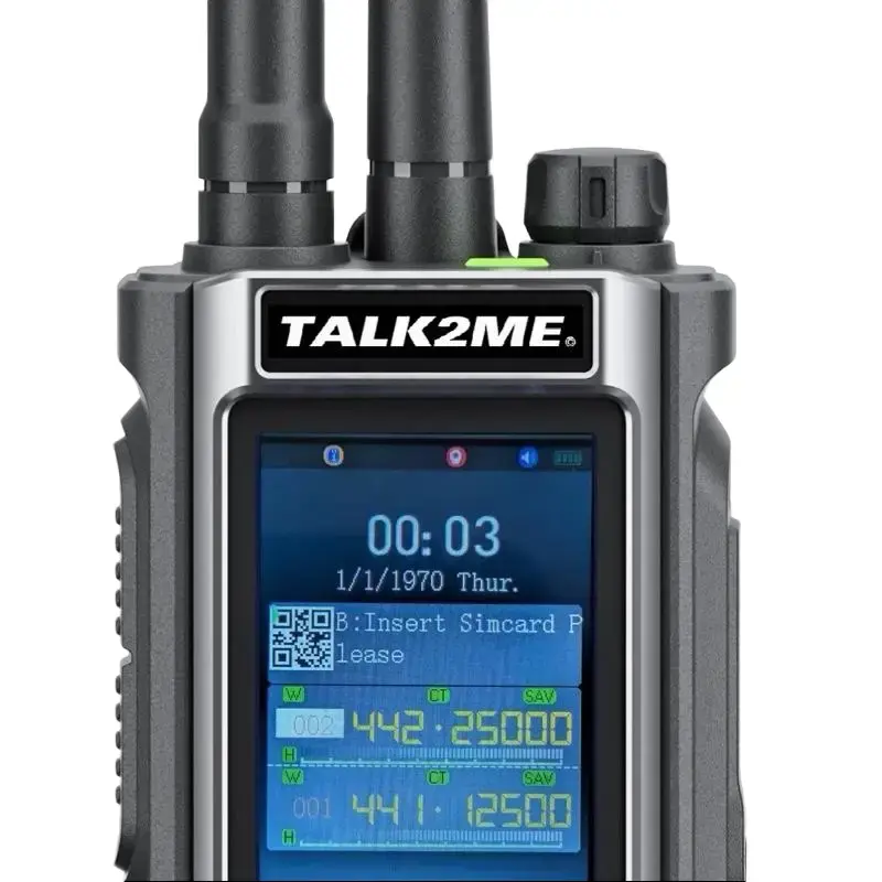 Talk2Me Rescue Walkie Talkie, 26 Model, 10W VHF/UHF/PoC 2-Way Radio for Emergency Communication