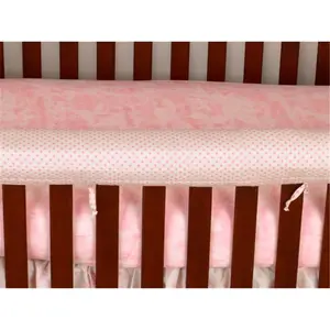 212 MAIN Cotton Tale Heaven Sent Girl Crib Front Cover Up, Nursery Decor Item for Girls