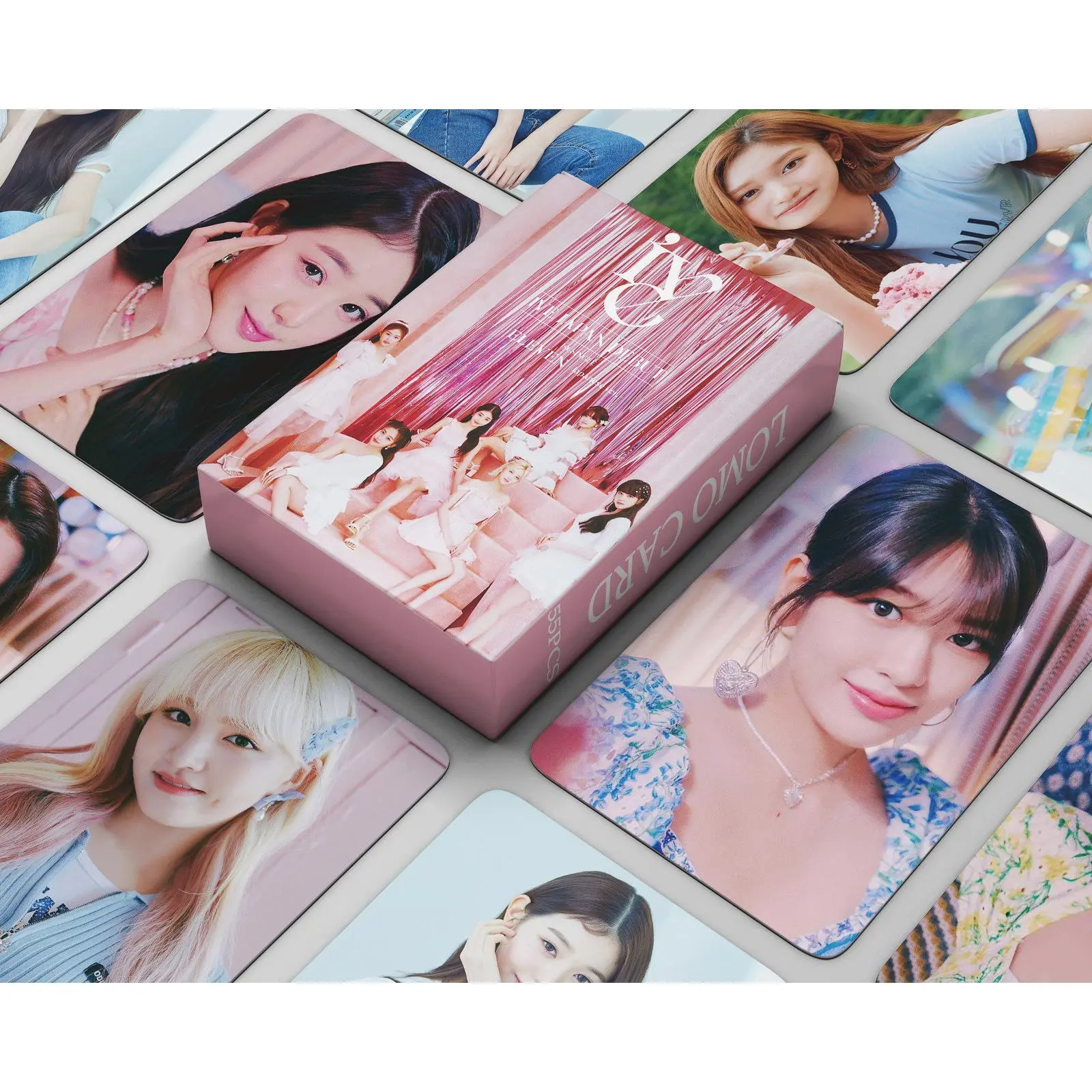 55pcs/BoxKpop Girls 2023 Season's Greetings PhotoCards WonYoung Album ELEVEN EMPATHY Lomo Cards For Fans Gift
