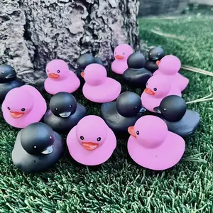 Rubber Ducks for Jeep Ducking, Pack of 15 (Black & Pink)