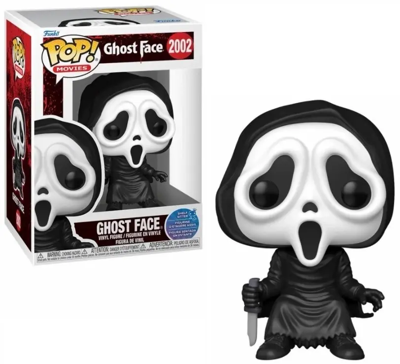 Funko Pop! Horror Shelf Sitter: Scream - Ghost Face #2002 Funko Pop! Horror Shelf Sitter: Scream - Ghost Face #2002