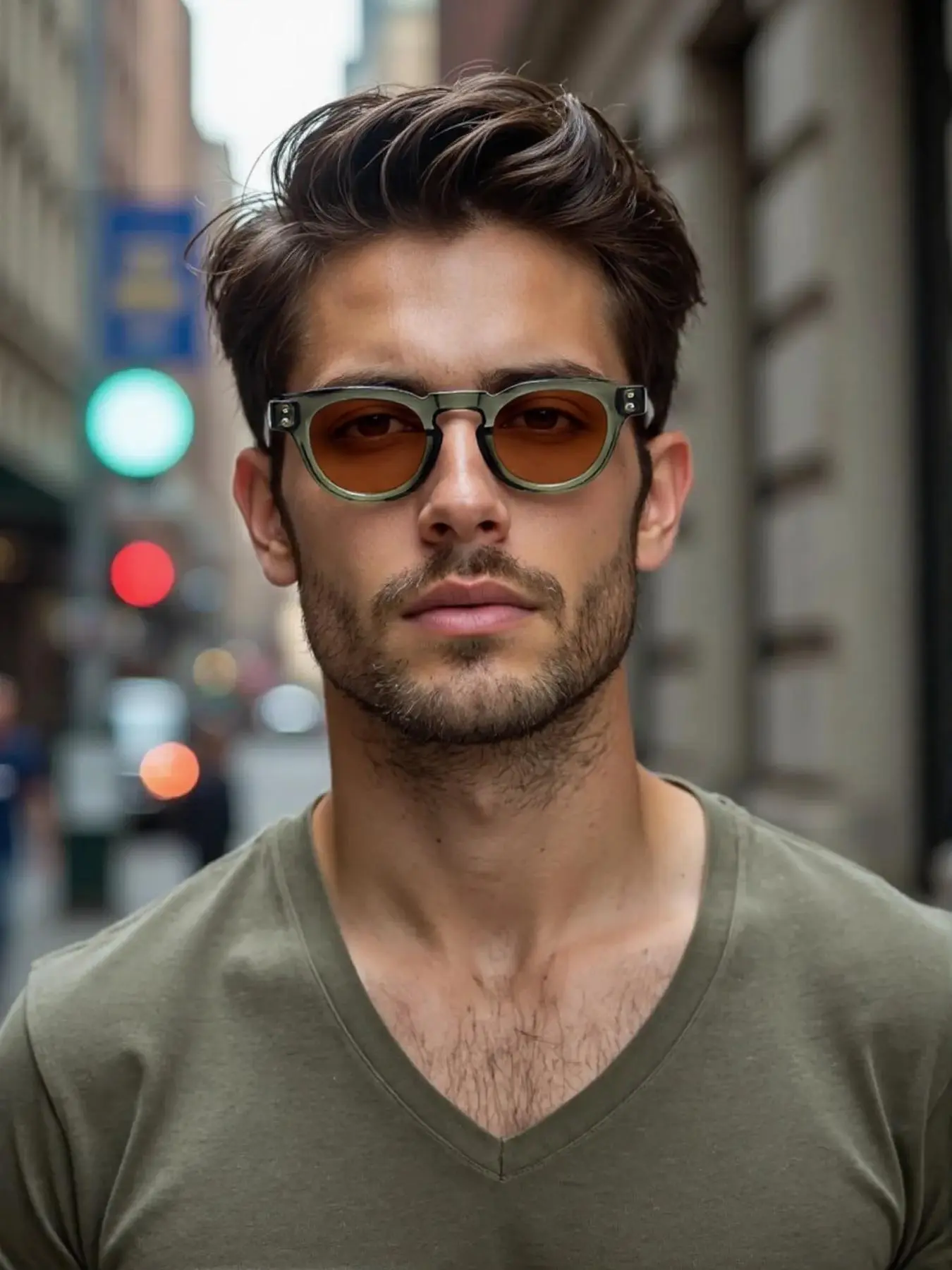Unisex Vintage Trendy Tinted Lens Sunglasses, Retro Sunglasses for Everyday Use, Fashion Accessories for Outdoor Activities, Polarized Vintage Sunglasses