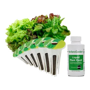 AeroGarden Heirloom Salad Greens Mix Seed pod Kit with Pre-Seeded Grow pods, Liquid Plant Food, and Growing Guide, 6-Pod